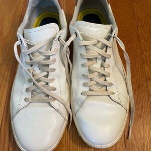 Cole Haan White Leather Men's Sneakers